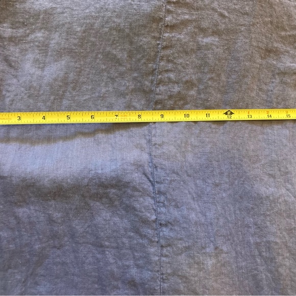 FLAX linen dress SIZE Petite (X-Small) • cornflower blue • NWOT • pockets! 😍 - Picture 15 of 15